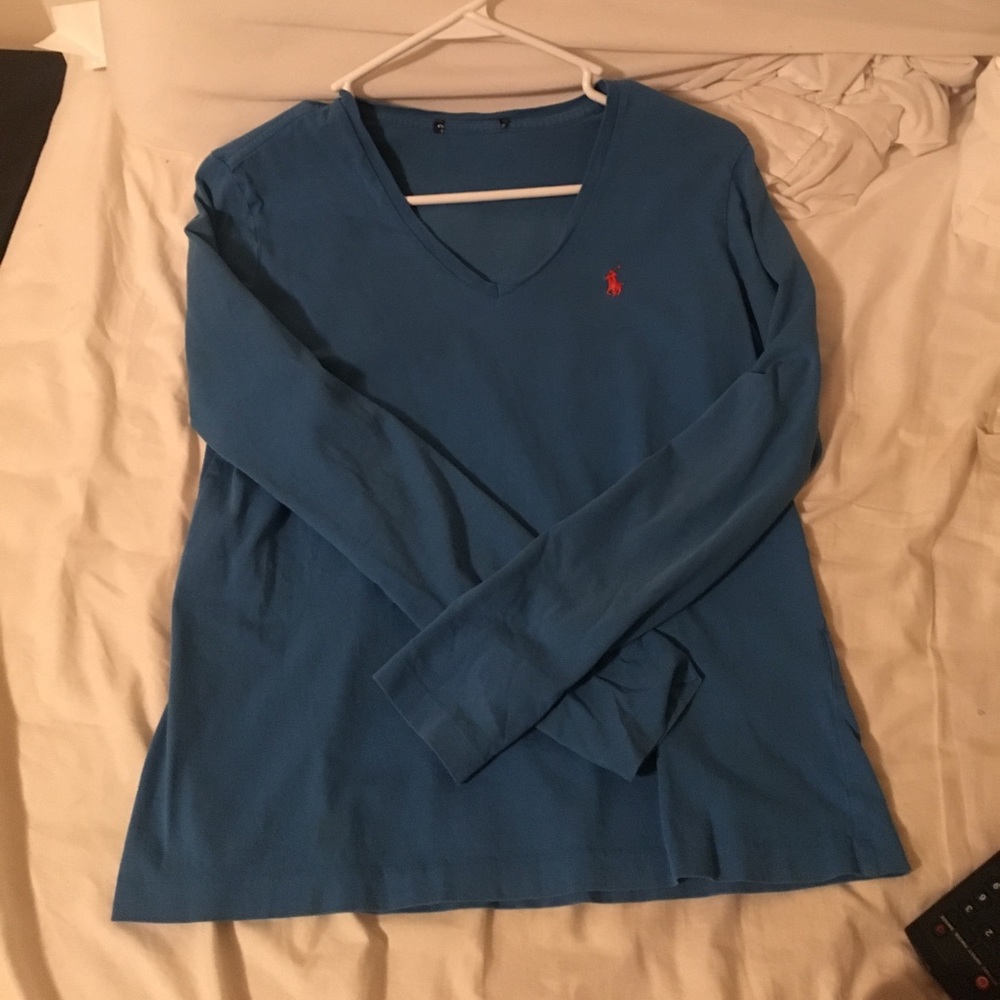 Blue Ralph Lauren tee