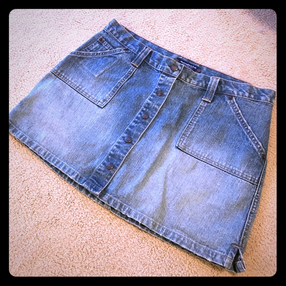 Abercrombie $ Fitch jean skirt.