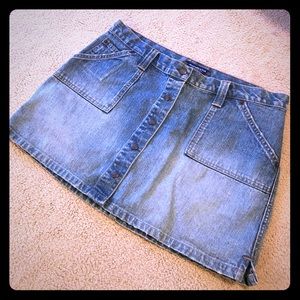 Abercrombie $ Fitch jean skirt.