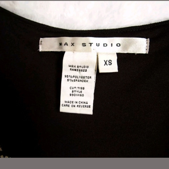 Max Studio Op Art Illusion Circle Print Dress - Picture 3 of 4