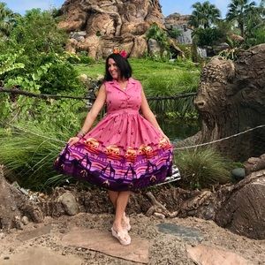 Vintage animal safari dress