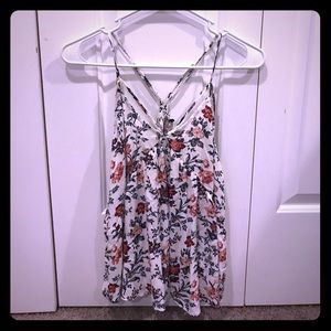 American Eagle Floral Tank Top