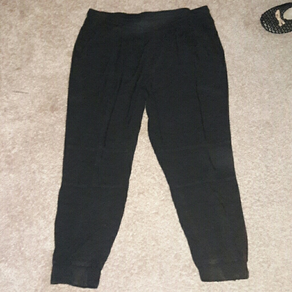 Black joggers
