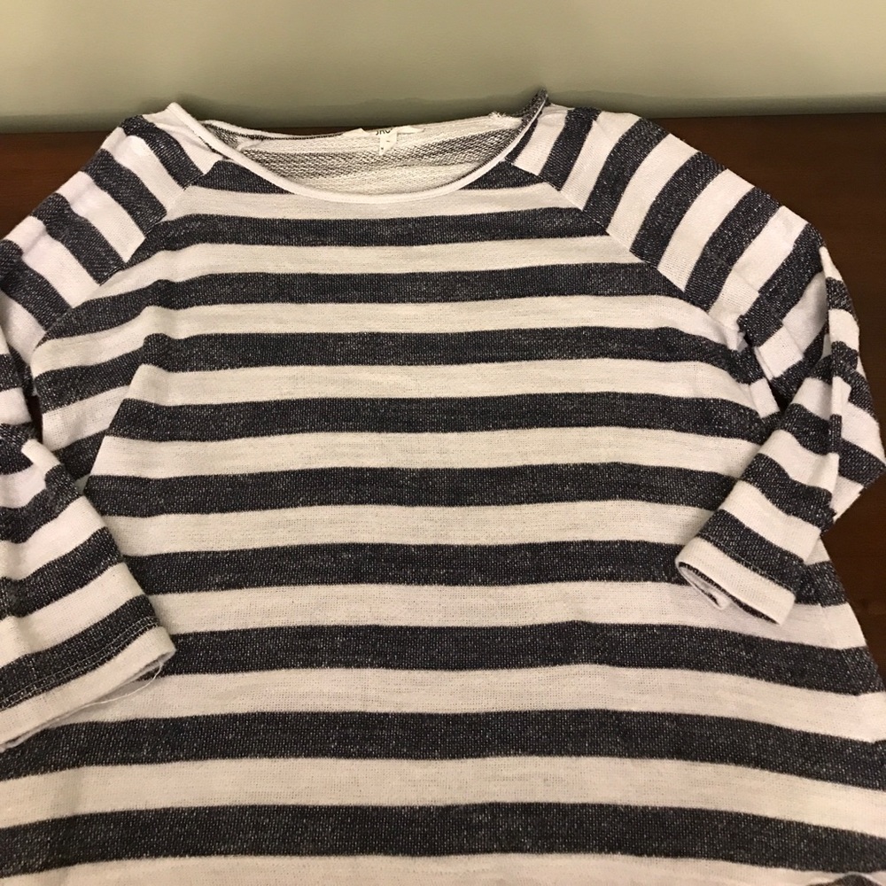 Navy stripe sweatshirt sweater