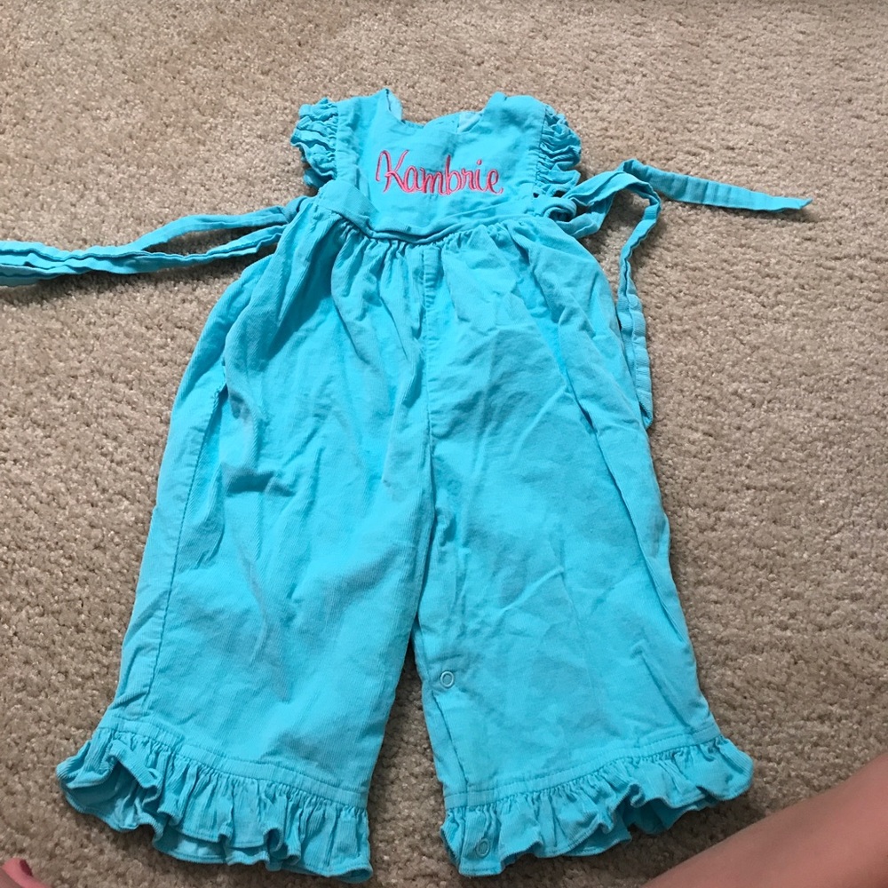 Size 12 month girls corduroy overall.
