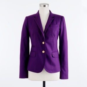 JCrew schoolboy blazer in purple size 8