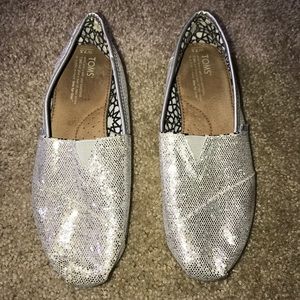 TOMS - Silver, Glitter