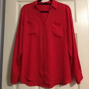 Express Red Portofino Shirt