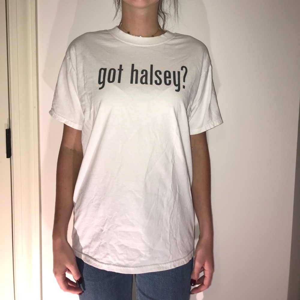 White “Got-Halsey” T-shirt