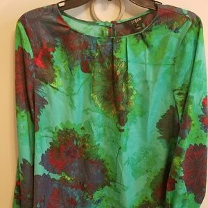 Jcrew watercolor print top