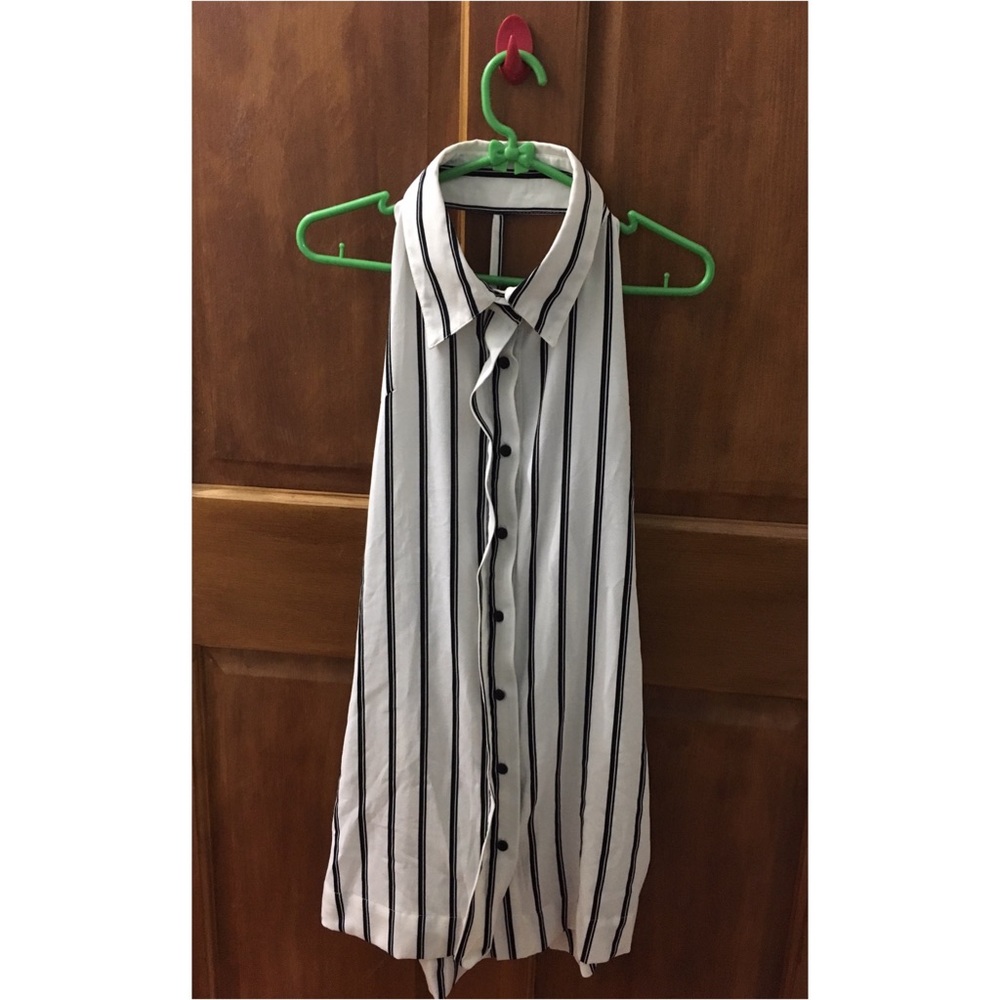 OPEN BACK Shirt-Dress