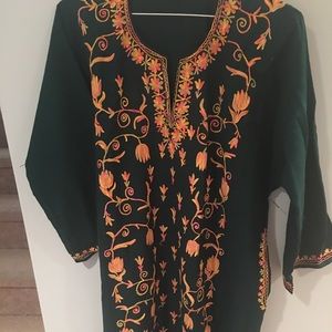 Gowns thick winter kashmiri beautiful embriodery