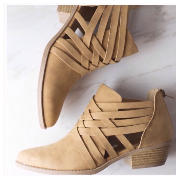 🔥Last Pair🔥Low Heel Crossover Booties - Picture 8 of 8