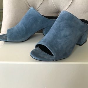 3.1 Phillip Lim Cube mules in French blue