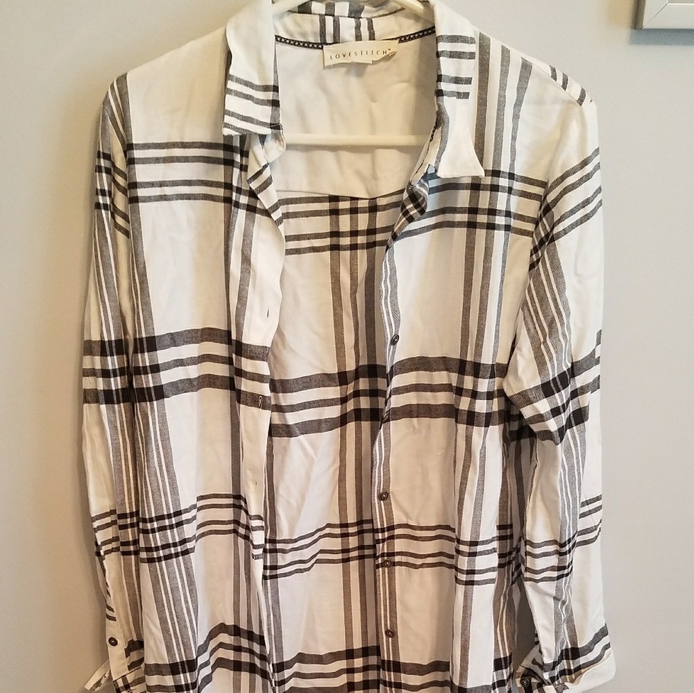 Plaid top