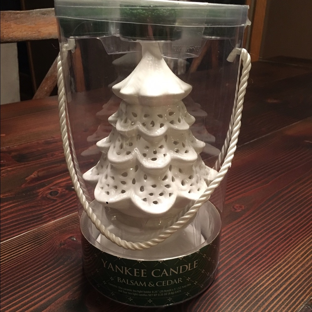 Yankee Candle Balsam & Cedar Tea Light Holder