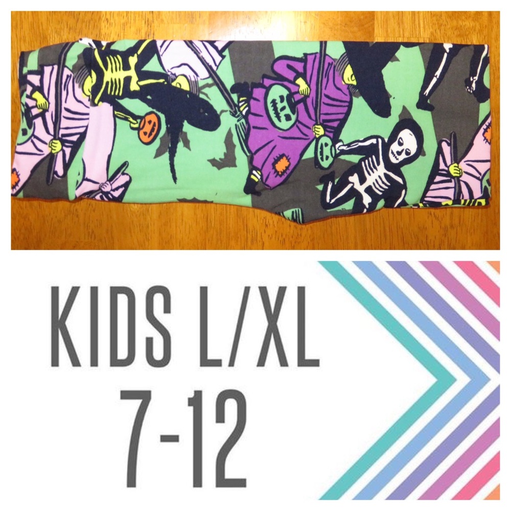 LuLaRoe Kids L/XL Halloween Legging