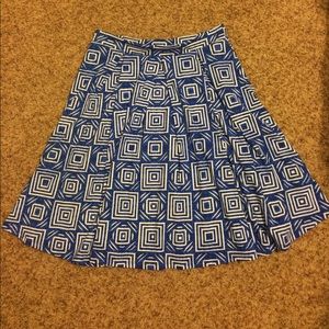 Lularoe Madison Skirt - Size L - Geometric