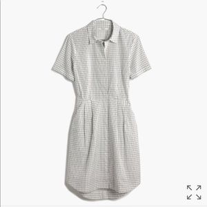 Madewell OpenBack Grid Dress