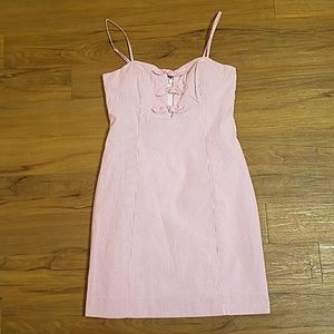 Lilly Pulitzer Pink Seersucker size 2 dress.