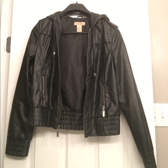Paris Blues Faux Leather Jacket - Picture 1 of 6