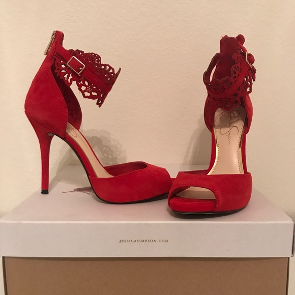 Jessica Simpson Bonney Peep Toe High Heel - Picture 1 of 7