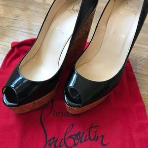 Christian Louboutin Une Plume 140 Patent-leather