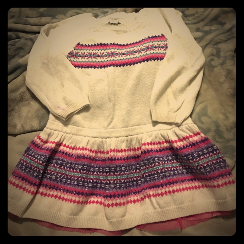 Children's place winter sweater dress