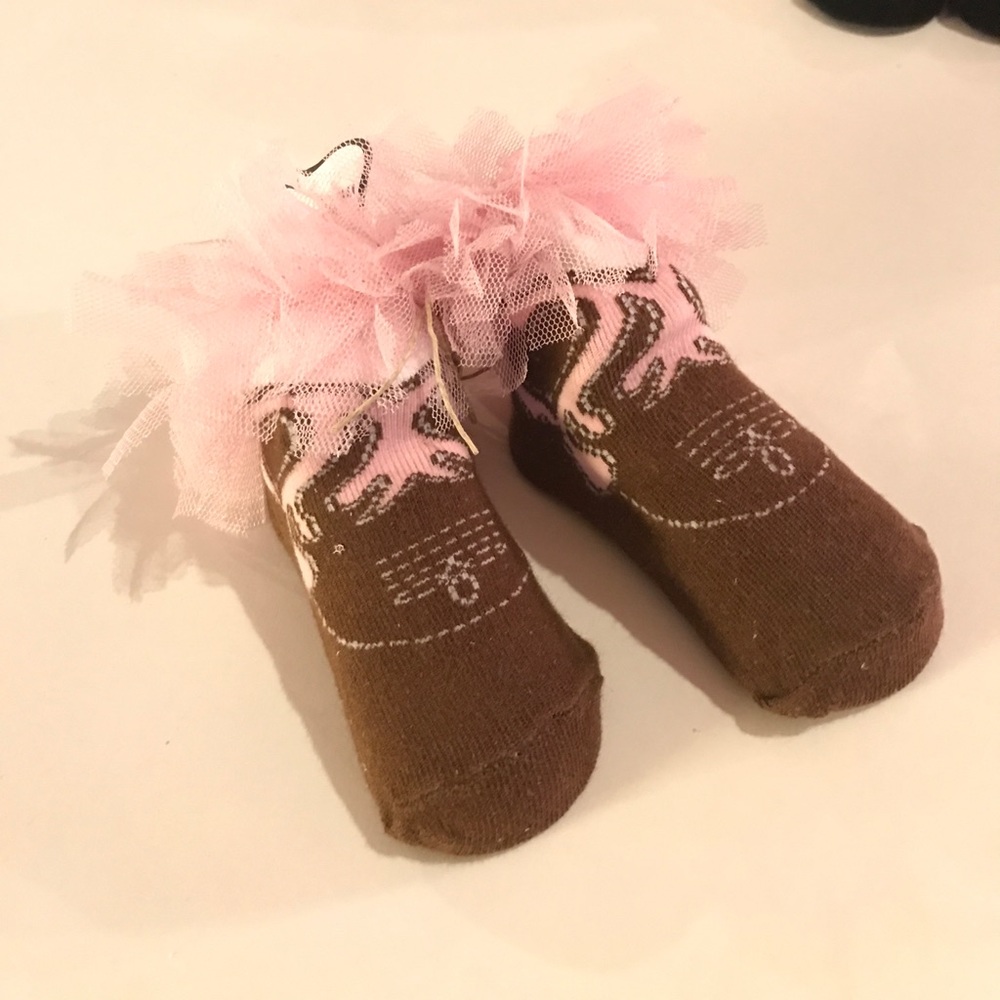 Mud Pie Baby Girl Cowboy Boots