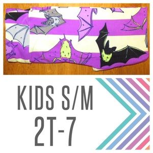 LuLaRoe Kids S/M Halloween Legging (Bat)