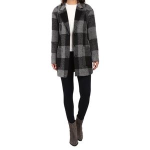 Levi’s NWT boyfriend plaid wool blend jacket XL