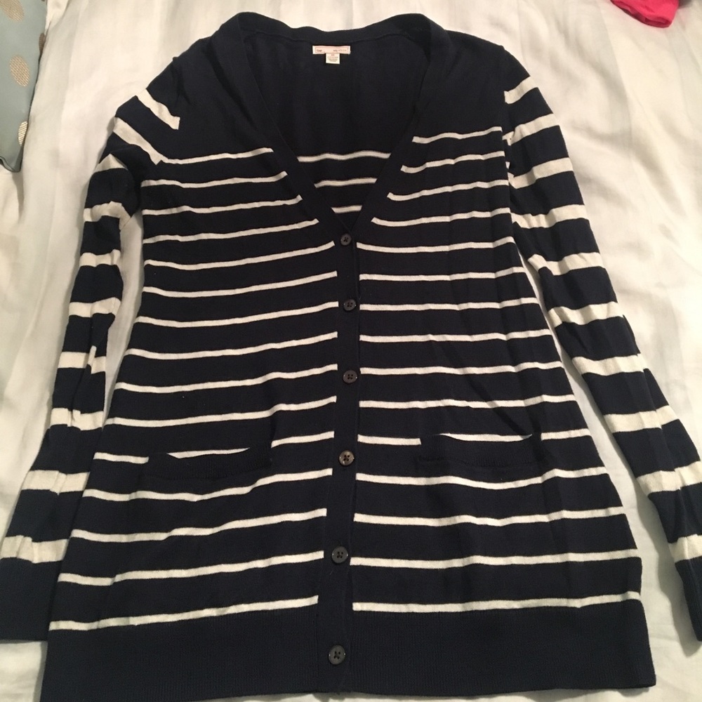 Gap xs navy cardigan