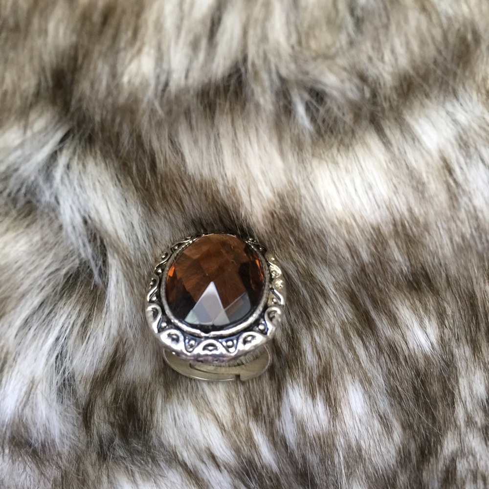 Statement ring with large stone
