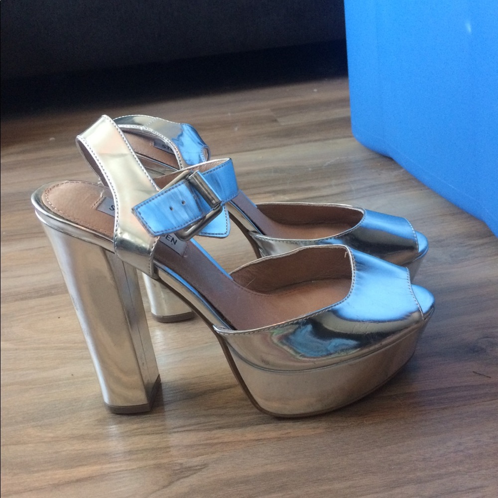 Silver heels