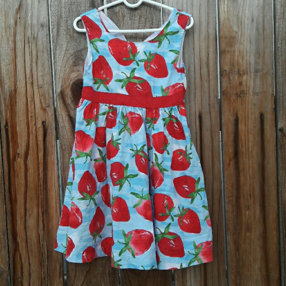 Girl strawberry dress