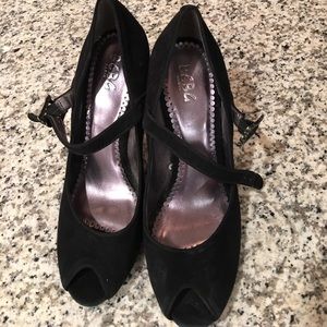 BCBG black heels