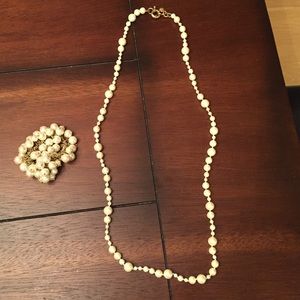 J. Crew necklace and bracelet set