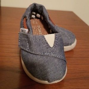 Tiny Toms Bimini Chambray shoes