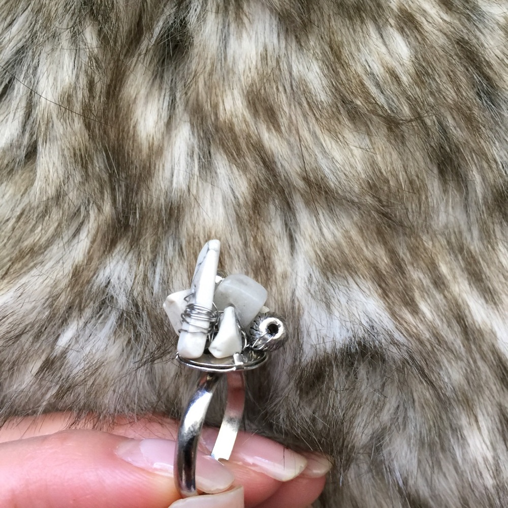 Grace Kelly Adjustable Rock Ring