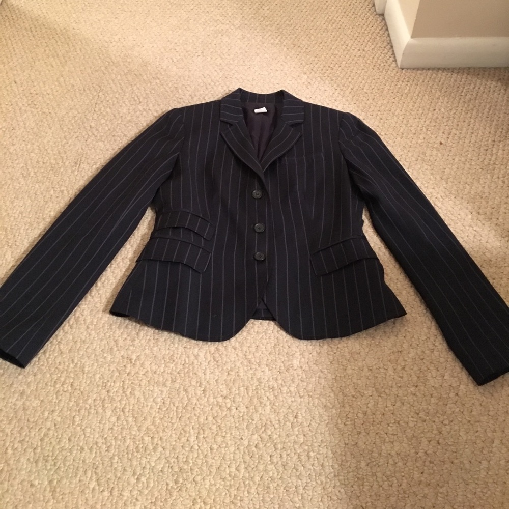J. Crew pinstriped blazer