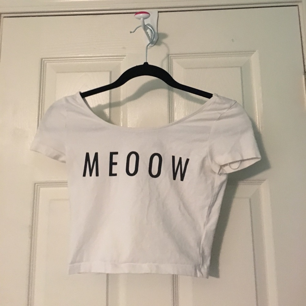Ribbed meoow shirt