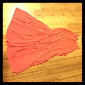Coral Banana Republic dress
