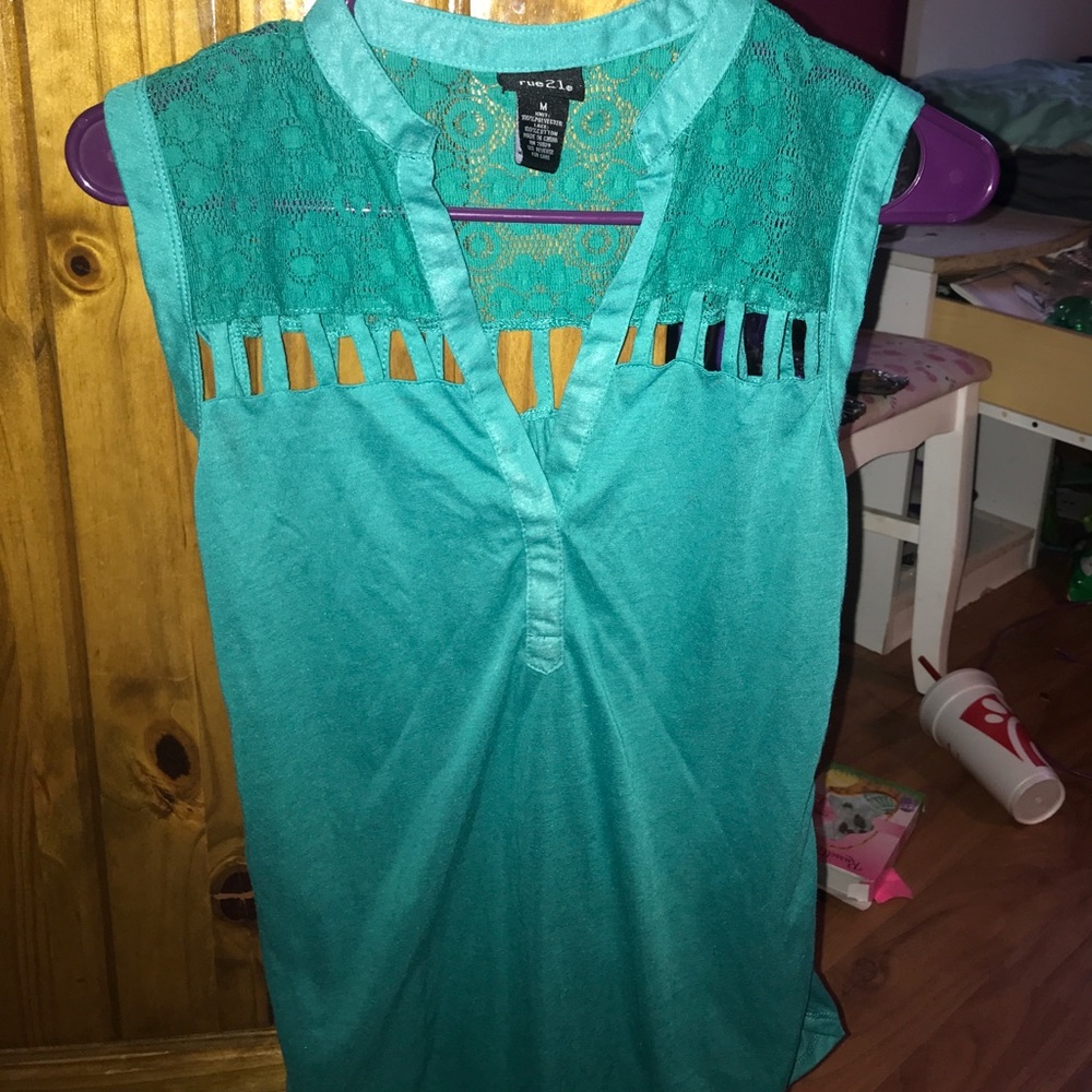 A blue rue 21 western shirt