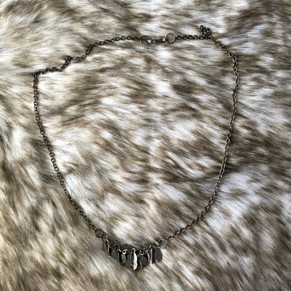 Grace Kelly Handmade leaf necklace