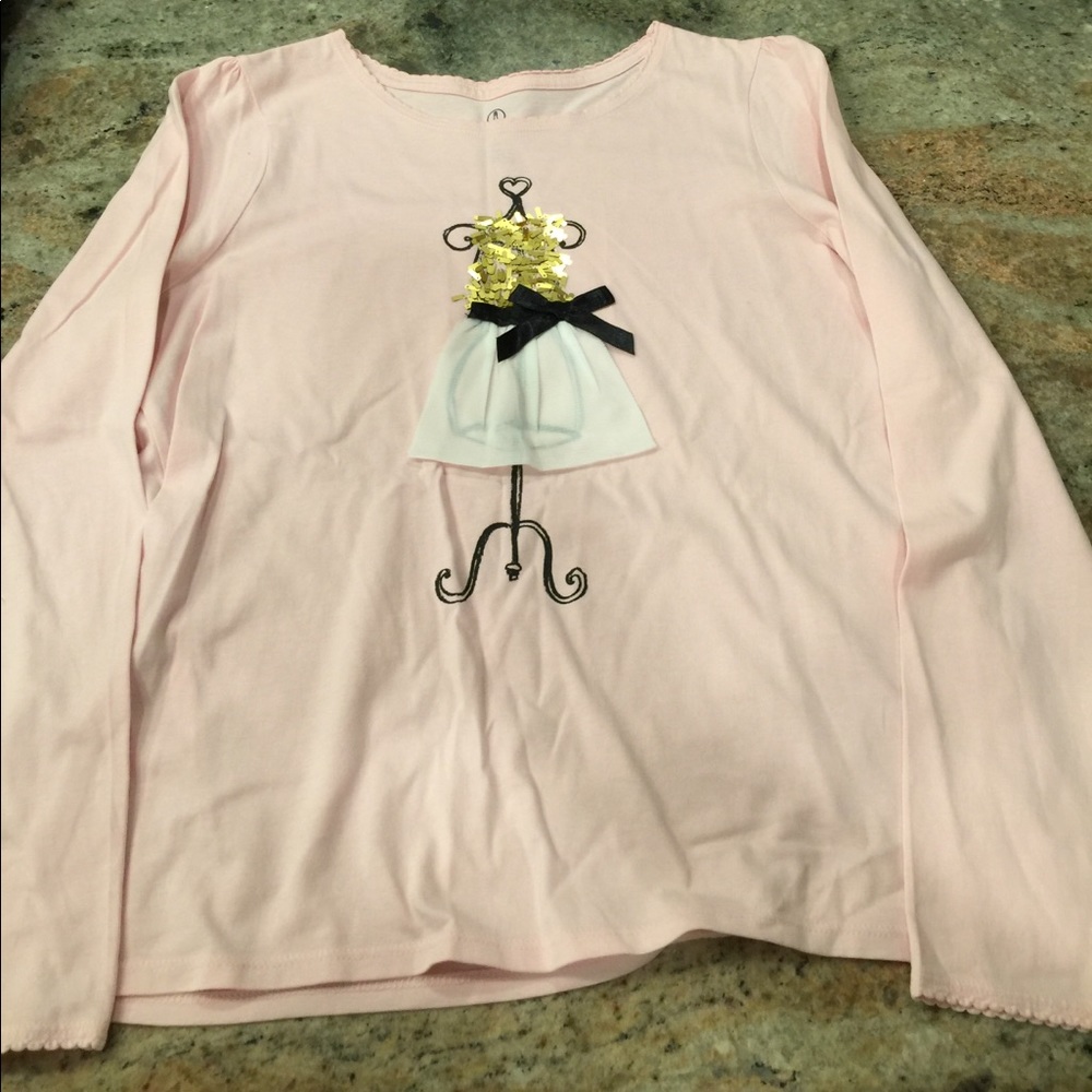 Lands End Girls Long Sleeve Top