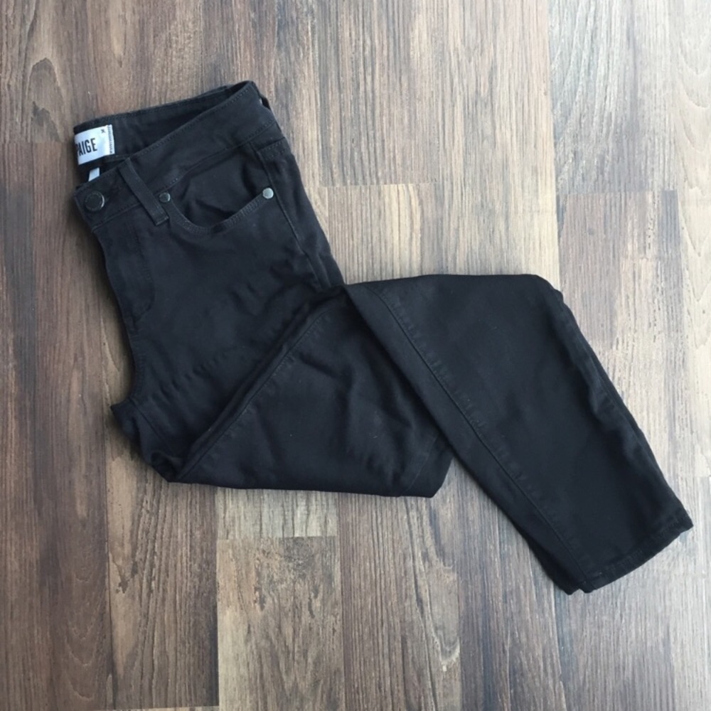 PAIGE Vertugo Crop Black