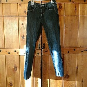 Girls black Justice jeans