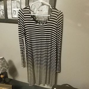 Wore Once Very Cute Black and Tan Dress