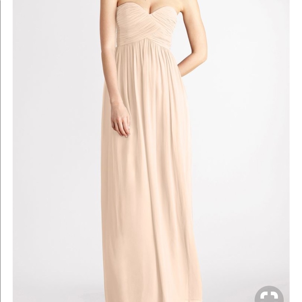 Laura Sweetheart Long Chiffon Dress
