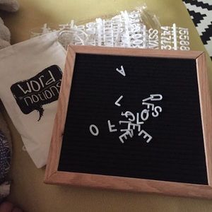 Felt Letter Board